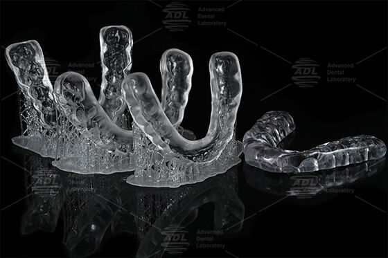 3D Impresso Hard Oclusal Splint Night Guard Leve Confortável Mouthguard Laboratório Dental Chinês